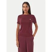 Guess Majica V6RI17 KD741 Bordo rdeča Regular Fit