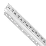 VEVOR LED aluminijasti kanal za omet vgradni brez roba razpršilnik 200 cm srebrn