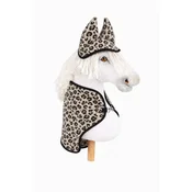 BB Univerzalni komplet Hobby Horse A4 in A5: preproga iz flisa + glušniki - bež leopardji vzorec
