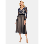 L`AF Womans Dress Karena Navy Blue