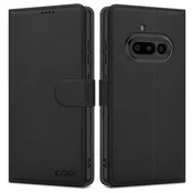 slomart Etui Tech-Protect Wallet za Nothing Phone 3A - črna mat