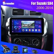 Srnubi 10.3” Android 11 Car Radio For Suzuki SX4 2006-2011 2Din Multimedia Player GPS Navigation QLED Screen Carplay Head Unit