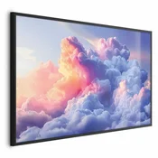 shumee Plakat - Oblaki kot naslikani: umetniški čopiči zore slikajo nebo