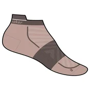 Ženske nogavice Icebreaker Run+ Ultralight Micro Pink Quartz/Porcini M
