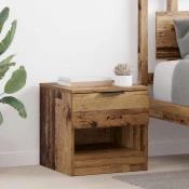 vidaXL Posteljna omarica s predalom 2 pcs Star les 40 x 39 x 40 cm