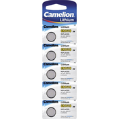 Camelion Gumbne celice CR 1616 Litijev Camelion CR1616 50 mAh 3 V 5 KOS