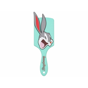 Looney Tunes Zajček Bugs Looney Tunes Meta krtača za lase, velika, ploska, plastična