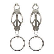 Taboom Butterfly Clamps with Ring Silver