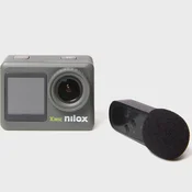 Nilox 5K akcijska kamera z brezžičnim mikrofonom, dvema zaslonoma, vodoodporna