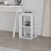 Hanah Home Nocni stocic Lonie, 30x55x30 cm, Svetlosivi