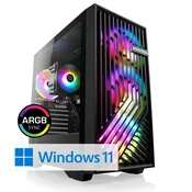 CSL Computer CSL Gaming PC M10930H, AMD Ryzen 5 7600 (6x3800 MHZ), AMD Radeon Graphics, 16 GB DDR5-RAM, SSD 500 GB, Windows 11 Home, (5000312639)