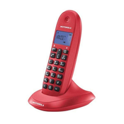 bežicni telefon Motorola C1001 Rdeca
