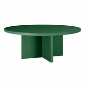 Tamno zeleni okrugli stolic o 80 cm Pausa - Really Nice Things