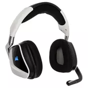 CORSAIR GAMING VOID RGB ELITE Wireless Premium Gaming Headset with 7.1 Surround Sound, White (EU Ver CA-9011202-EU