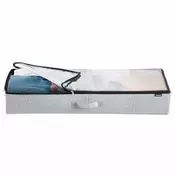 VEVOR Posoda za shranjevanje pod posteljo 85x43x12 cm prozorna pokrova shranjevanje