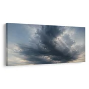 Slika mogočni nevihtni oblaki na nebu - 80x40
