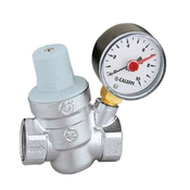 CALEFFI 533251 Regulator pritiska Caleffi pod kotom s manometrom 3/4