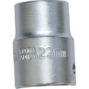 Nasadni ključ za 3/4, šesterokotni, velikost 22 mm, kratek