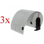 Komplet Brother DK-11241/102 x 152 mm/P-touch QL 1050, 1060, 1100, 1110 (VEČJA ŠIRINA TRAKU) kompatibilne etikete (3 x 200 etiket)