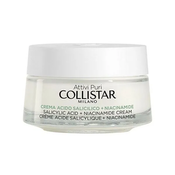 Collistar Pure Actives Salicylic Acid + Niacinamide Cream krema za lice protiv prekomjernog stvaranja sebuma 50 ml za žene