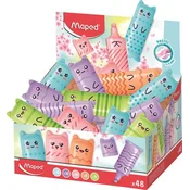 Prikaz tekućeg markera, 1-5 mm, MAPED Mini Pastel, 5 različitih pastelnih boja 743605
