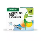 DIETPHARM MAGNEZIJ 375 + B KOMPLEKS DIREKT VRECICE A28