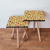 Hanah Home Set klub stocica 2Shp248, 2 komada, Šareni
