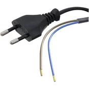 HAWA Priključni kabel [ evro vtič - kabel\, odprti konec] črni 1.5 m HAWA 1008202, (20414261)
