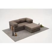Atelier del Sofa Ugaona garnitura Comfort Mini, 190 cm, Siva