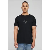 Mens T-shirt Spike Heart EMB black
