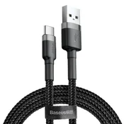 BSU Baseus CATKLF-CG1 USB cable 2 m USB A USB C Black, Grey