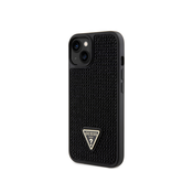 Guess Guess, Trdo ohišje za Apple iPhone 15 Triangle Diamond, ČRNA, (21244222)