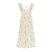 VERO MODA Poletna obleka VMJOSIE  bež / svetlo modra / zelena / oranžna