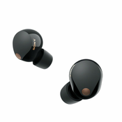 SONY brezžične ušesne slušalke z odpravljanjem šumov WF-1000XM5B (prednaročilo), črne