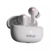 MOJO BLAZE DEEPSOUND Bluetooth slušalice STEREO v5.4, aktivno poništavanje buke + futrola za punjenje, KREMA GP-179148