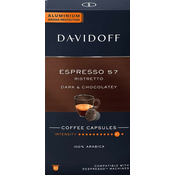 Davidoff Espresso 57 Ristretto aluminijaste kapsule za Nespresso 10 kos