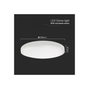 LED kupatilsko plafonsko svetlo sa senzorom LED/18W/230V IP44 3000K precnik 29 cm + daljinski upravljac