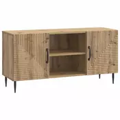 vidaXL TV omarica Artisan hrast 102 x 34,5 x 50 cm Inženirski les