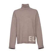 Elbsand Pulover bež/temno siva