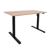 Homestar Pisalna miza ERGO OPTIMAL 140x70x71-116 cm hikor črna