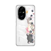 Maska za mobilni telefon Honor 200 Pro CATS PRINT SKIN