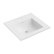 Mexen Otis pomivalno korito vgrajeno v pult 51 x 46,5 cm, bela mat - 25185001