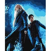Rayher. Slikanje po številkah, Harry Potter: Harry and Dumbledore, s kovinskimi barvami
