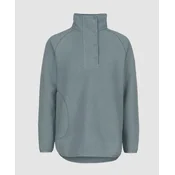 Johaug Pulover Fusion Pile Oversized Henley Blue/Green