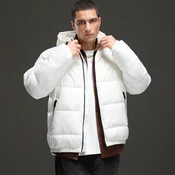 Cropp - Prošivena puffer jakna s kapuljacom - white