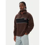 Quiksilver Flis EQYPF03094 Temno rjava Comfort Fit