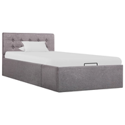 MAISON CHIC Dvižni Posteljni okvir - Enojna postelja - Postelja za odrasle taupe blago 90x200 cm, (21692858)