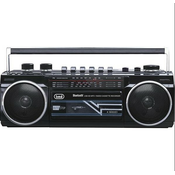 TREVI radijski kasetofon RR 501 - črn + 4 kasete