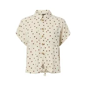PIECES Bluza PCPIA bež / smeđa