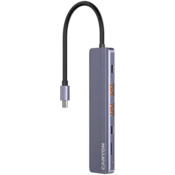 CANYON hub DS-17 6in1 4k USB-C Grey - CNS-TDS17